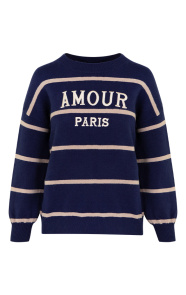 The Musthaves Amour Paris Sweater Marine