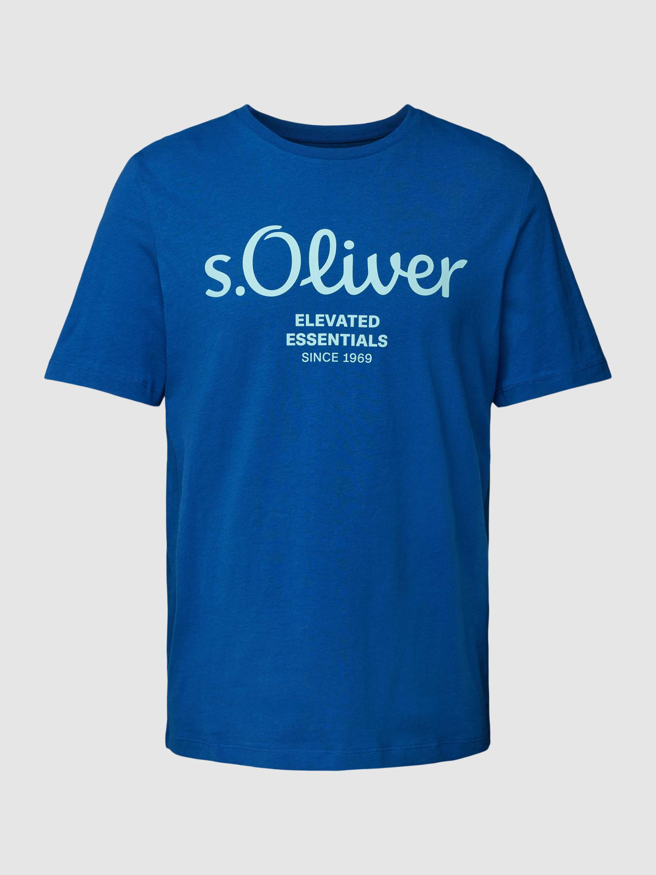 S.Oliver RED LABEL T-shirt met labelprint