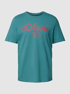 S.Oliver RED LABEL T-shirt met labelprint