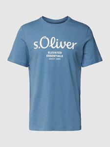 S.Oliver RED LABEL T-shirt met labelprint