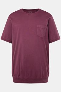 JP1880 T-Shirt T-Shirt Halbarm Rundhals Bauchfit Vintage Look