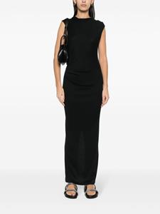 Dorothee Schumacher Gedrapeerde maxi-jurk - Zwart