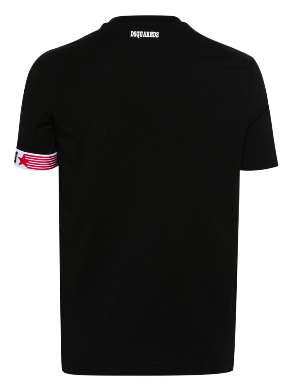 Dsquared2 contrasting-trim T-shirt - Zwart