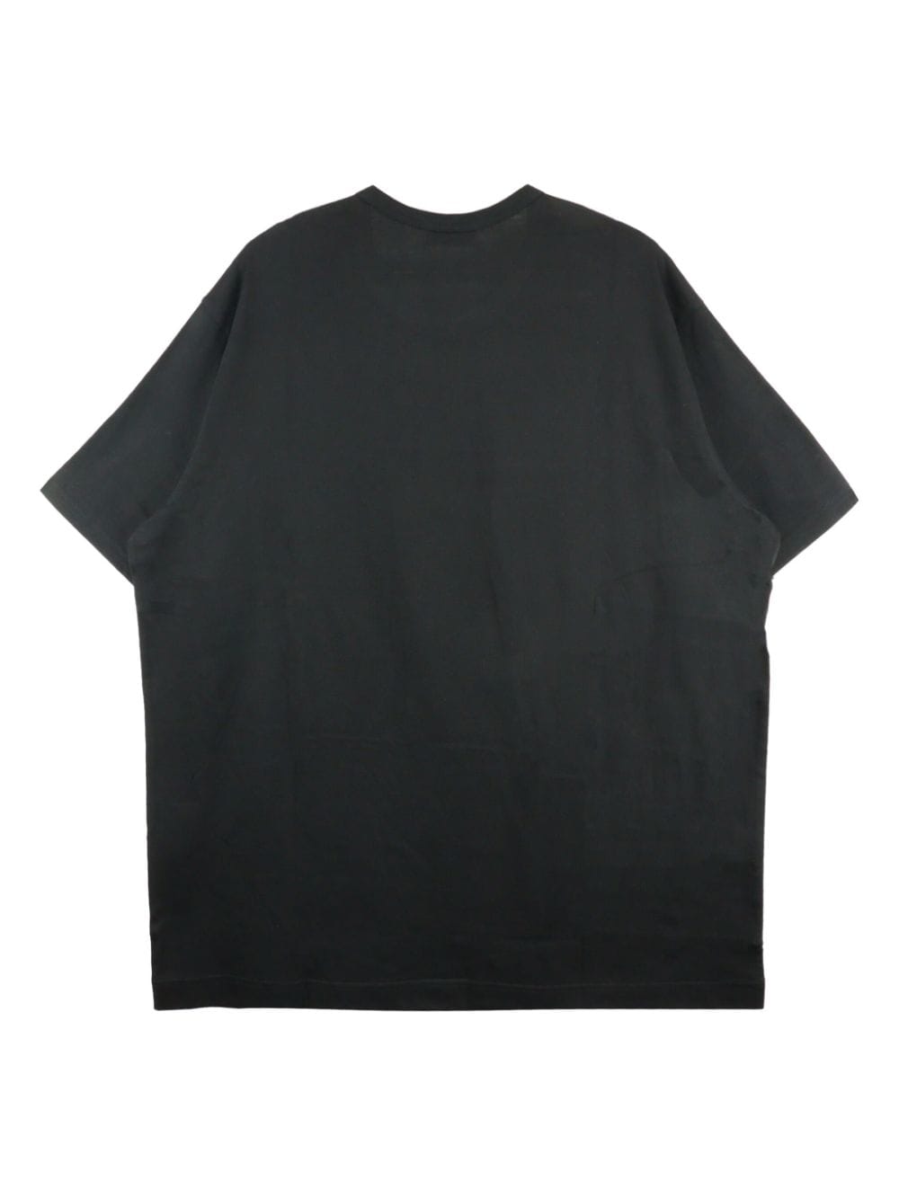 Yohji Yamamoto graphic-print cotton T-shirt - Zwart