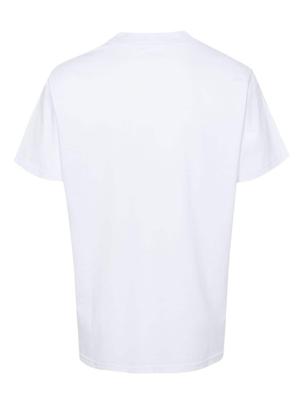 Autry logo-print cotton T-shirt - Wit