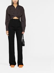 Off-White Cropped blouse - Grijs