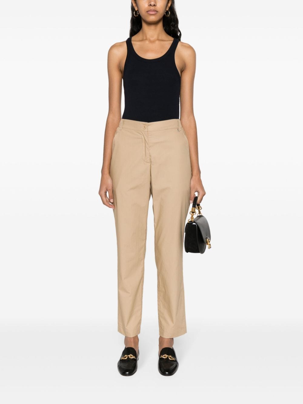 TWINSET Actitude straight-leg trousers - Beige