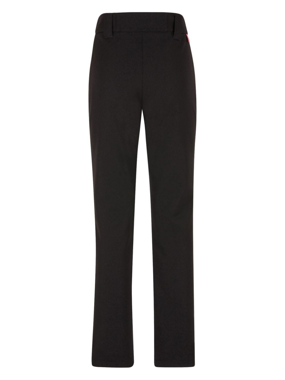 Bally high-waist straight-leg trousers - Zwart