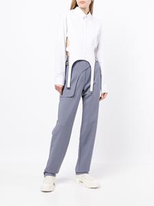 Dion Lee Broek met ceintuur - Paars