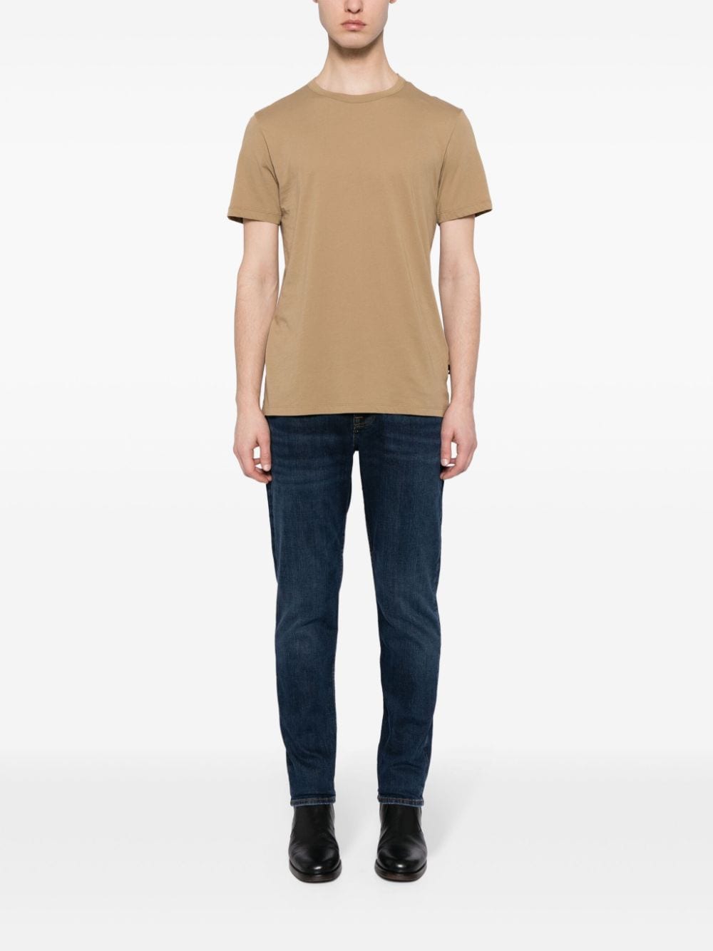 7 For All Mankind cotton crew-neck T-shirt - Bruin