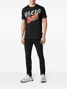 Philipp Plein T-shirt met tekst - Zwart