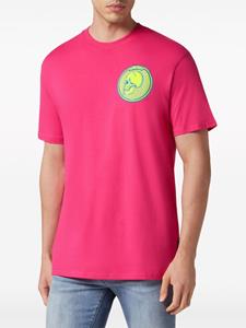 Philipp Plein T-shirt met logopatch - Roze