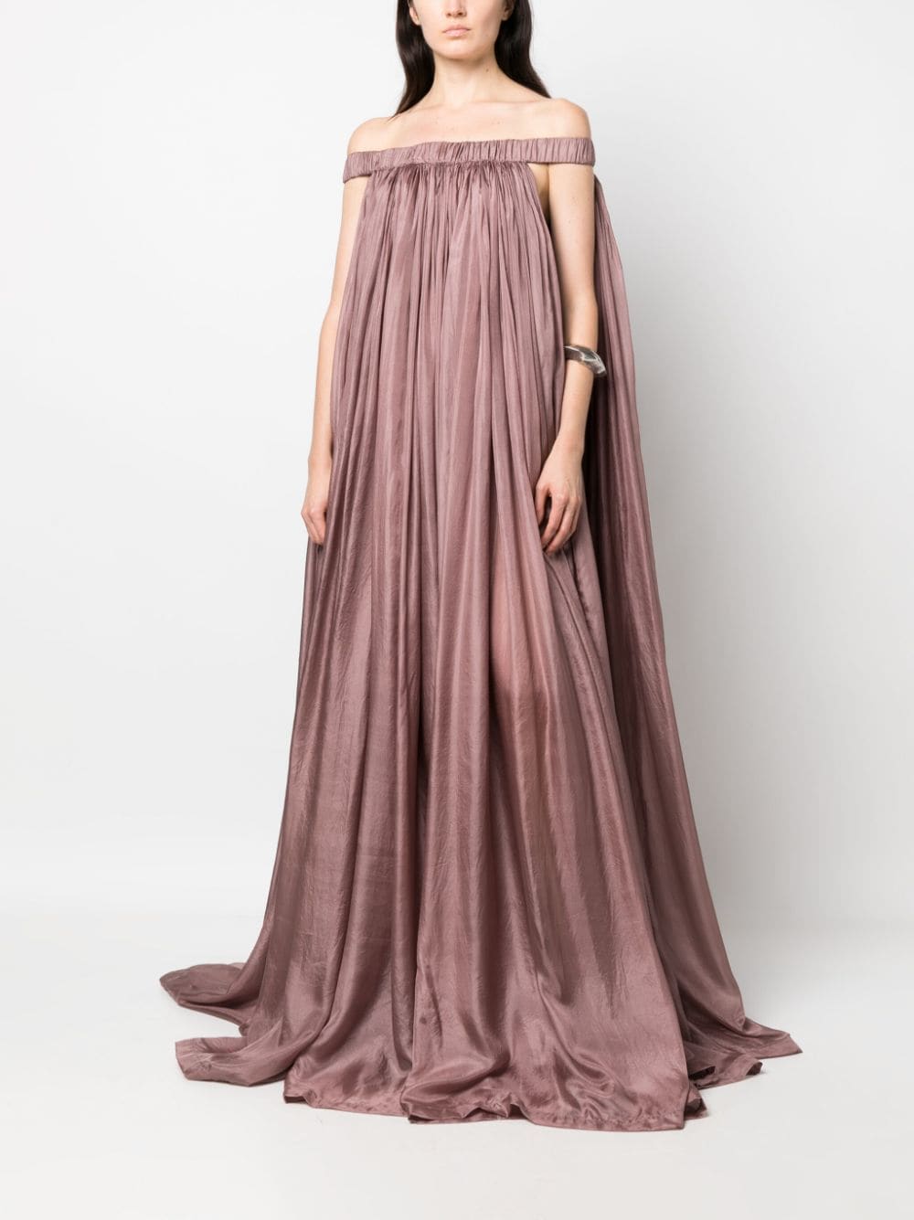 Rick Owens Maxi-jurk met mesh detail - Roze