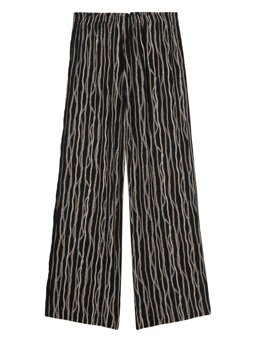 Chloé straight-leg trousers - Zwart