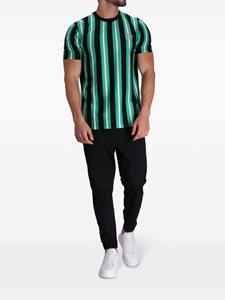 Karl Lagerfeld striped cotton T-shirt - Groen