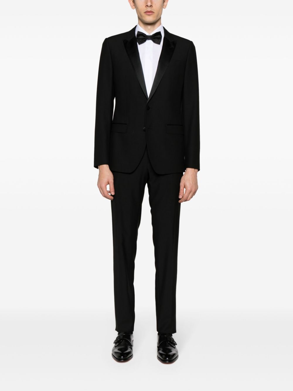 Brioni pointed-collar twill shirt - Wit