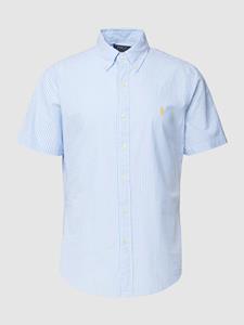 Polo Ralph Lauren Custom-Fit Seersucker-Hemd mit Streifen - Blue/White - S