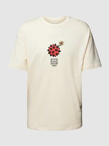 Jack & jones T-shirt met motiefprint, model 'BLOCKPOP'