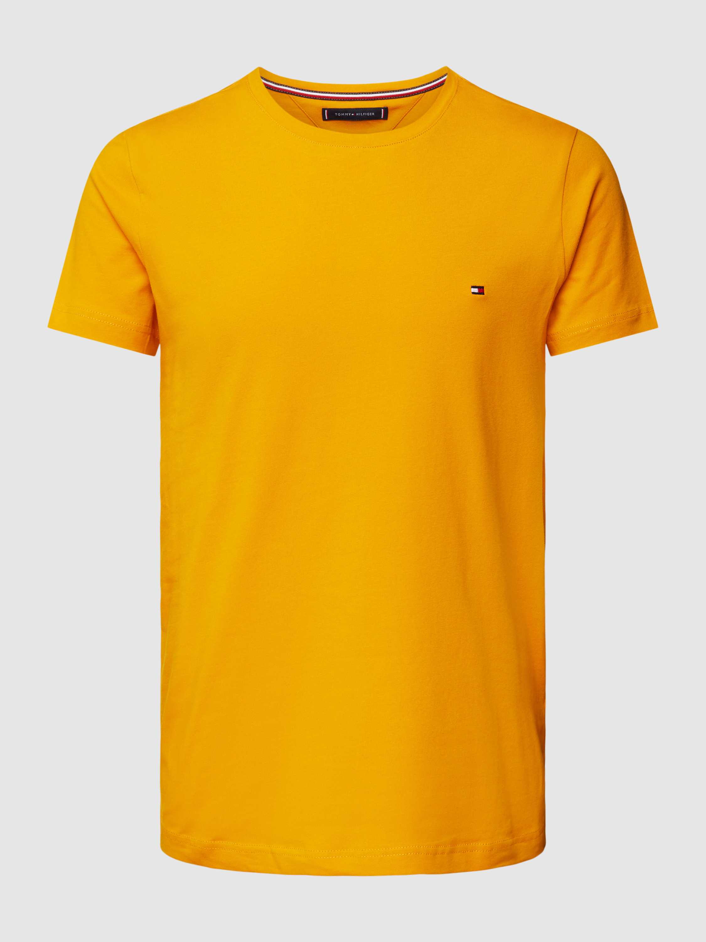 Tommy Hilfiger Slim fit T-shirt met logostitching