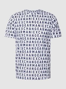 Armani Exchange T-shirt met labelmotief
