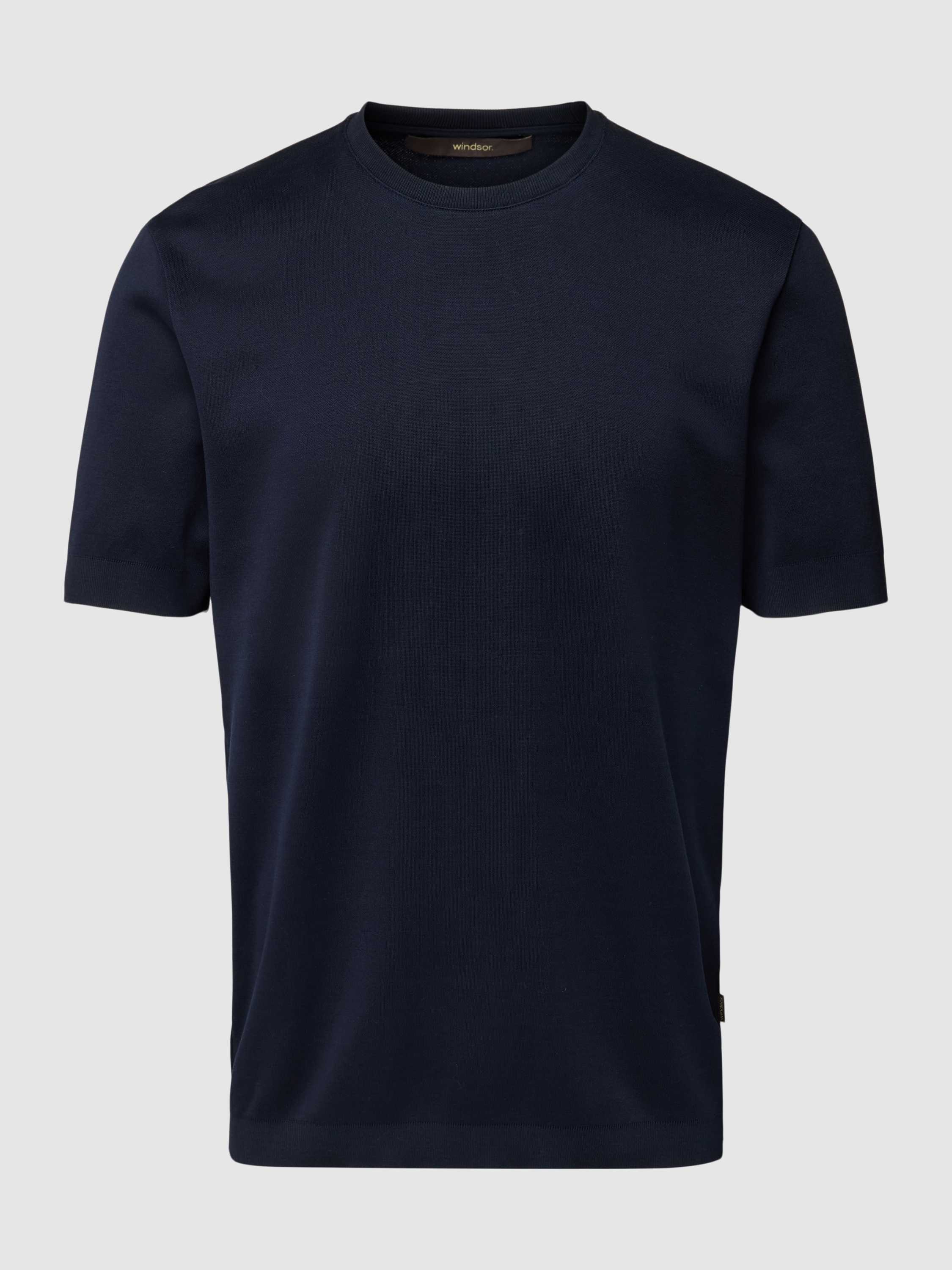 Windsor T-shirt in effen design, model 'Floro'