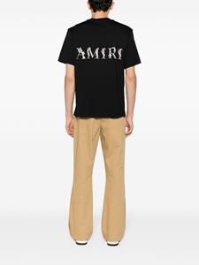 AMIRI Baroque logo-print T-shirt - Zwart