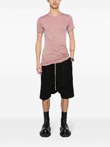 Rick Owens Double crinkled cotton T-shirt - Roze