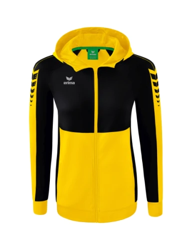 erima Six Wings Trainingsjacke mit Kapuze Damen gelb/schwarz