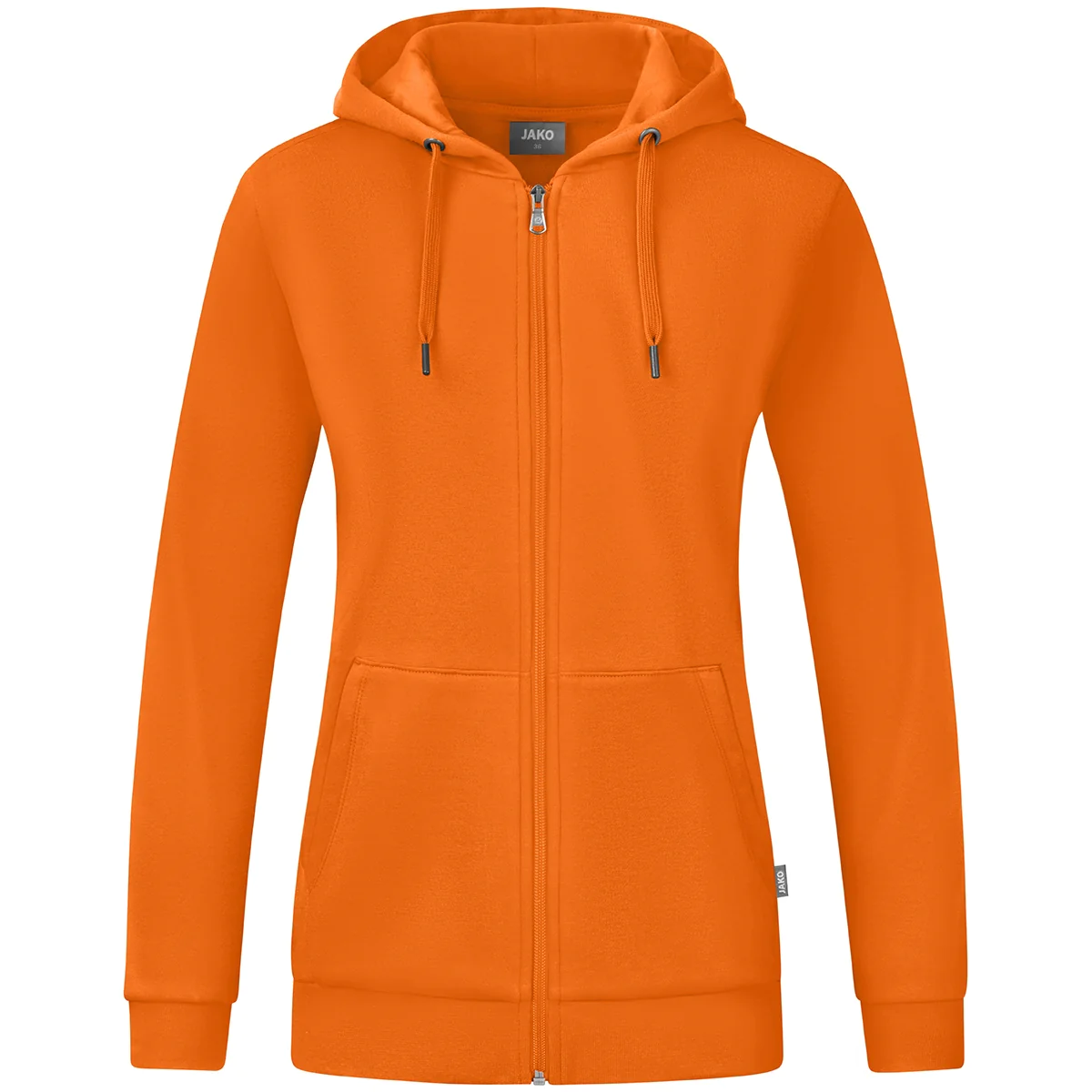 JAKO Organic Kapuzenjacke Damen orange