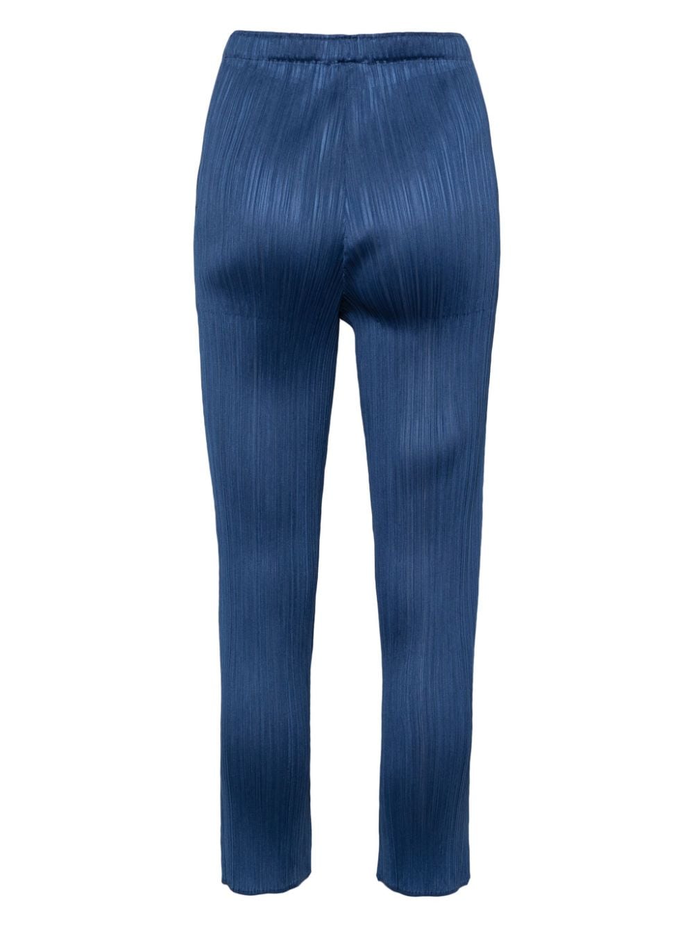 Pleats Please Issey Miyake Monthly Colors: January slim-fit trousers - Blauw