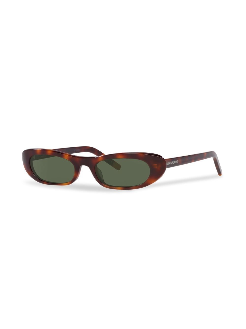 Saint Laurent Eyewear SL 557 zonnebril met schildpadschild design - Bruin