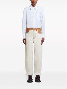 Marni Straight broek - Beige