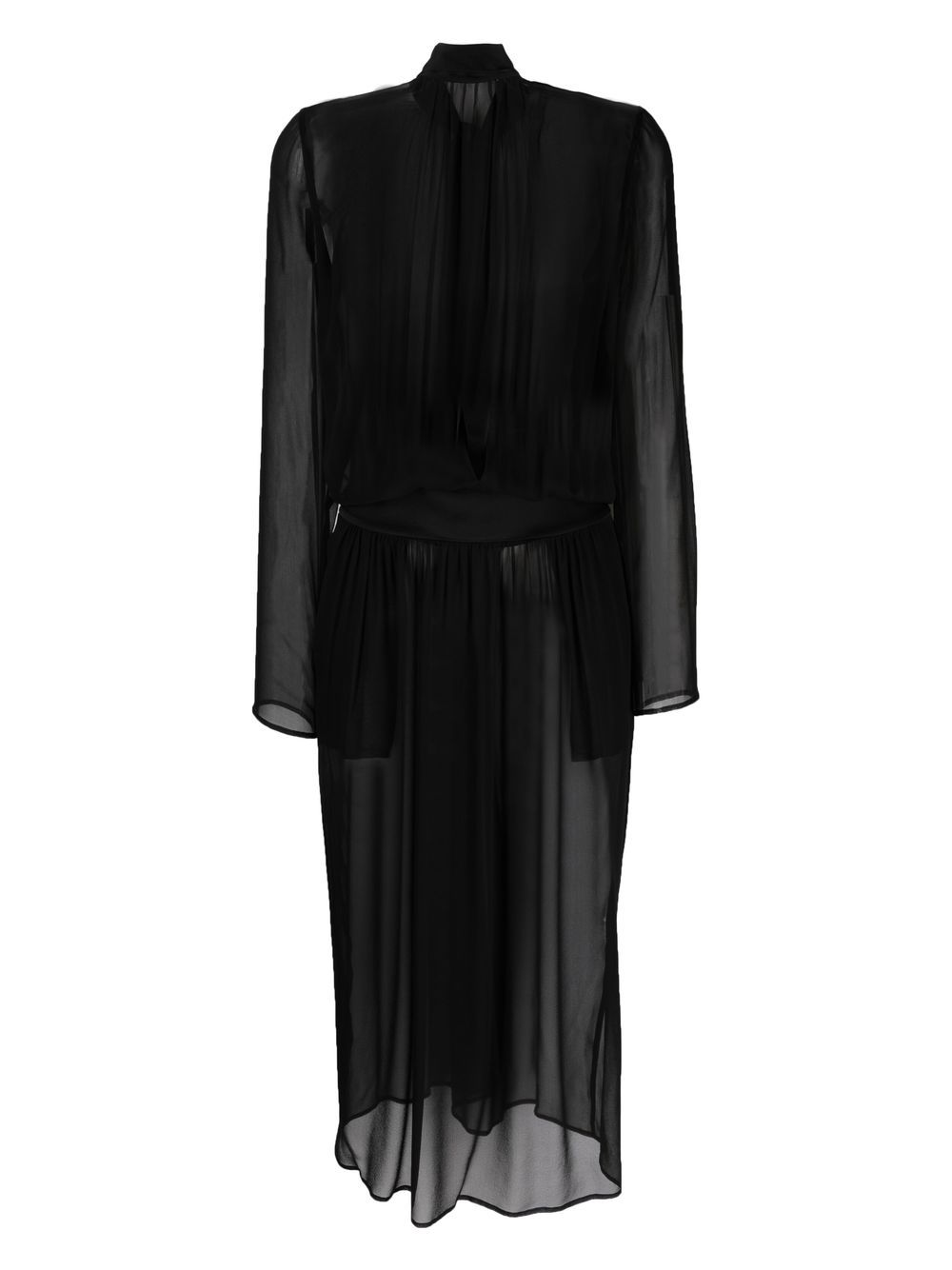Filippa K Doorzichtige jurk - Zwart