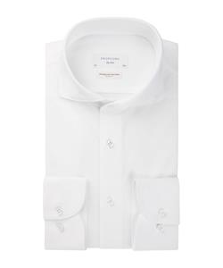 Profuomo Overhemd Japanese Knitted Shirt Wit  