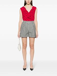 Moschino Blouse met stippen - Rood