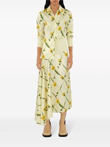 Burberry dandelion-print satin shirt - Beige
