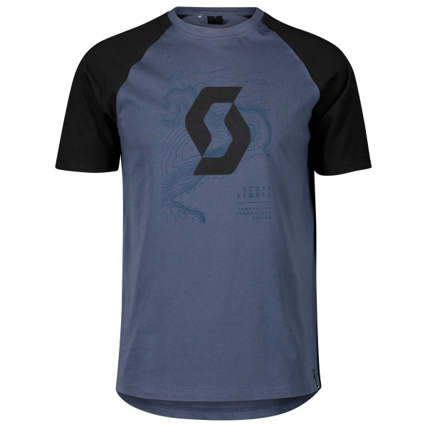 Scott  Icon Raglan S/S - T-shirt, blauw