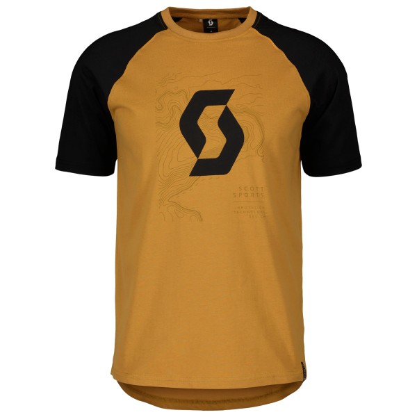 Scott  Icon Raglan S/S - T-shirt, geel