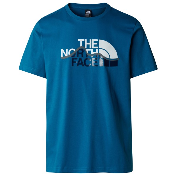 The North Face  S/S Mountain Line Tee - T-shirt, blauw