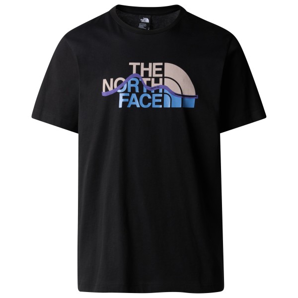 The North Face  S/S Mountain Line Tee - T-shirt, zwart