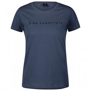 Scott  Women's No Shortcuts S/S - T-shirt, blauw