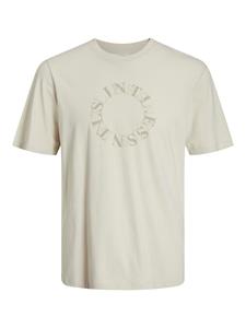 Jack & Jones Jack& Jones Jjlee Tee Ss Crew Neck Moonbean BEIGE 