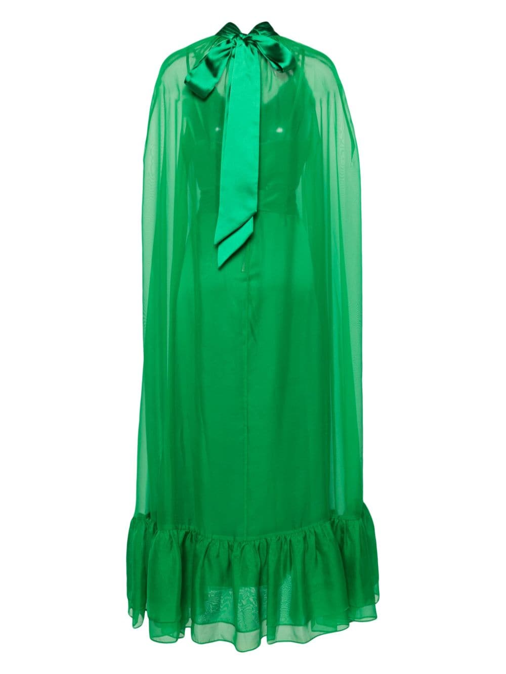 Alice + olivia Maxi-jurk met cape - Groen