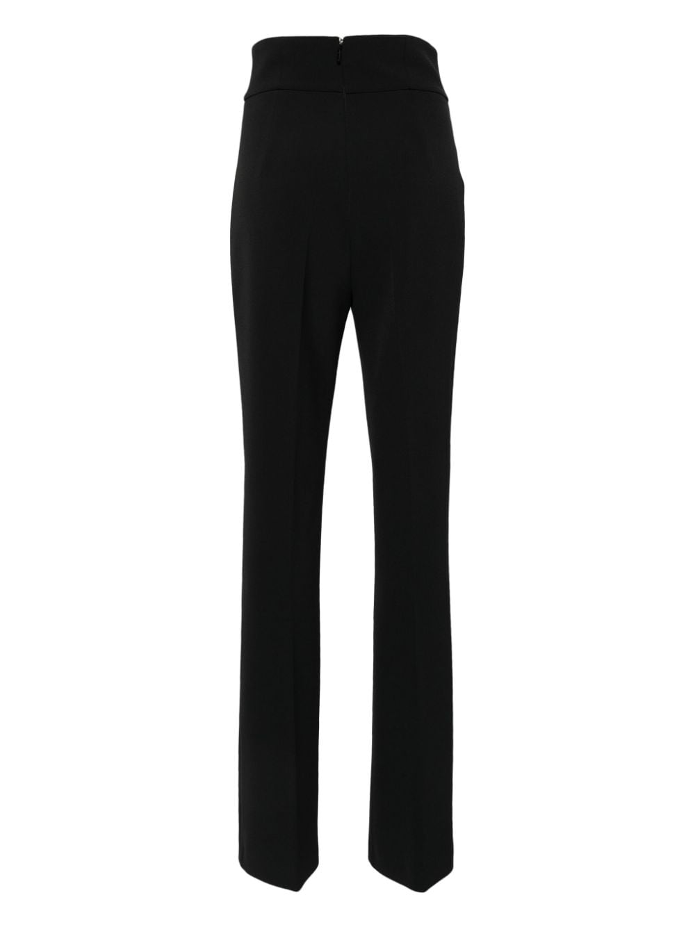 PINKO high-waisted crepe trousers - Zwart
