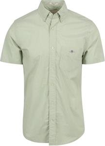 Gant Hemd Short Sleeve Hellgrün
