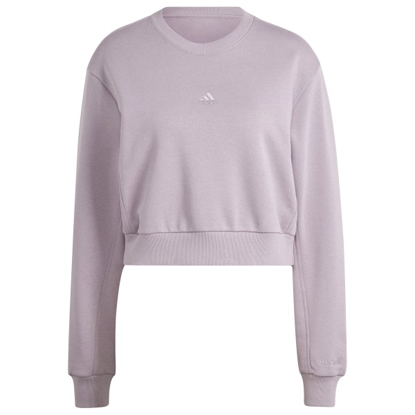 Adidas  Women's All SZN Crop Sweatshirt - Trui, purper