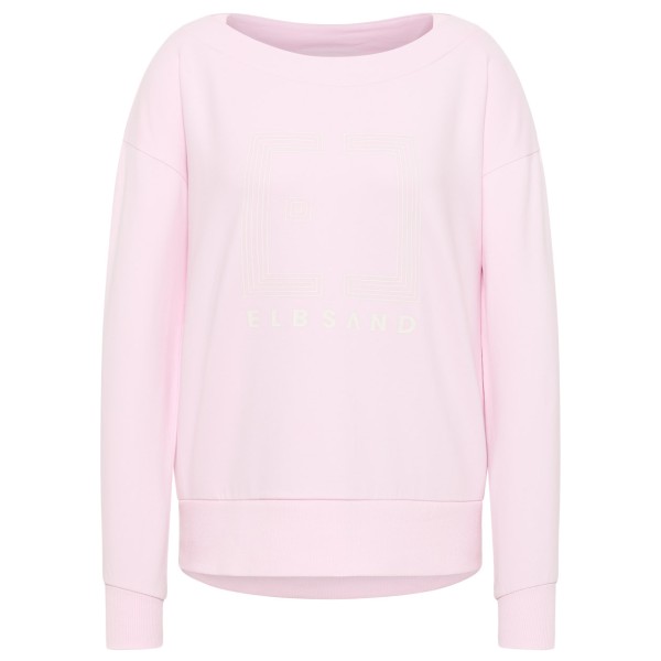 ELBSAND  Women's Felis Sweatshirt - Trui, roze/wit