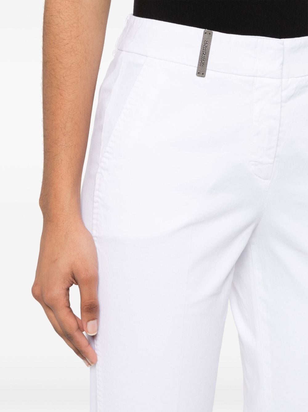 Peserico tapered tailored trousers - Wit