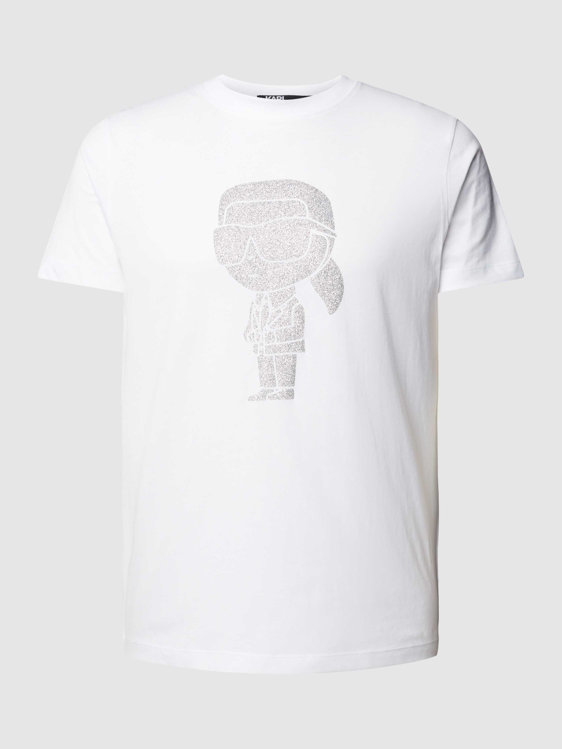 Karl Lagerfeld T-shirt met labeldetail