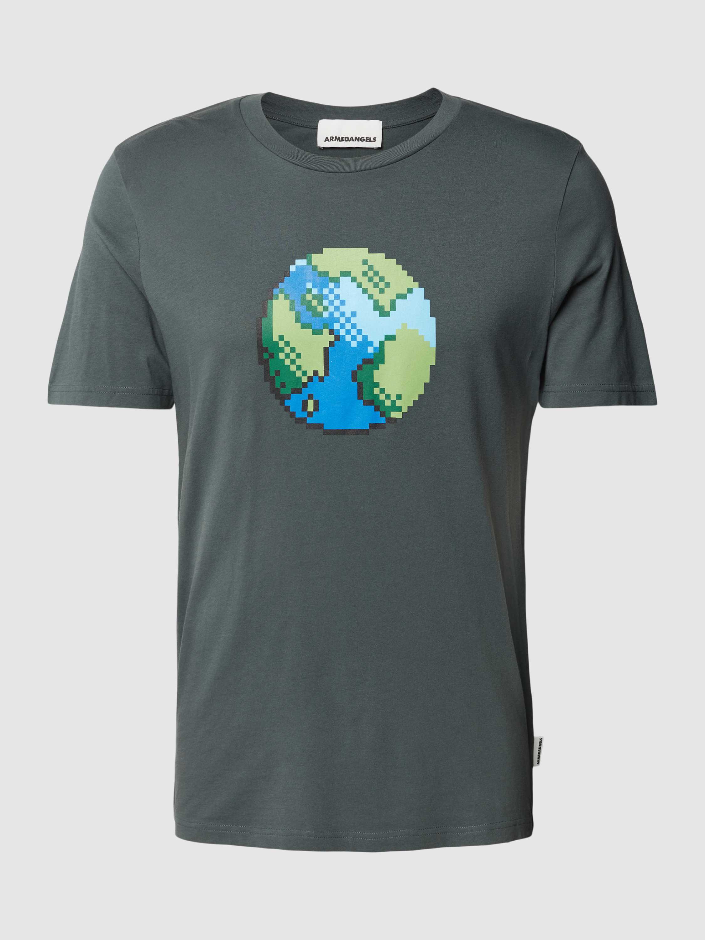 ARMEDANGELS T-shirt met motiefprint, model 'JAAMES PLAANET'